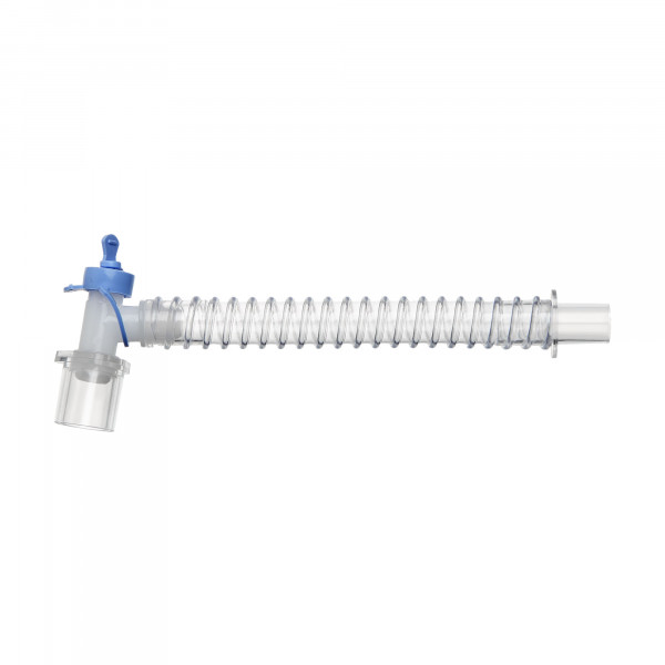 Length: 15 см. Patient connector: angled double swivel with a port for bronchoscopy and sanitation 22M/15F. Machine-side connector: 15M